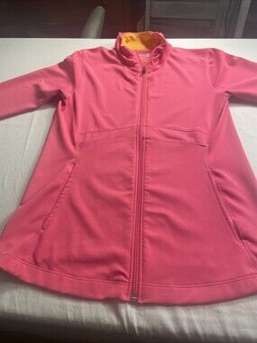 New Balance Long Sleeve Polo Size Small Pink